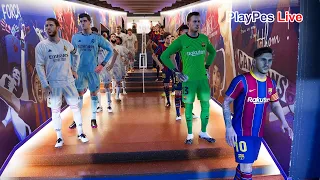 PES 2021 - Barcelona vs Real Madrid - El Clasico - Full Match & Goal - Gameplay PC