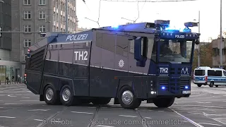 Leipzig protests on 6.11.2021 - Police vehicles responding, driving & at assignments; Part 1/2 [GER]