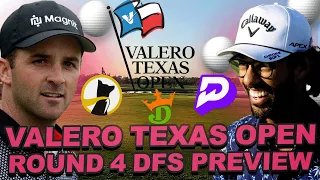 2024 Valero Texas Open Round 4 Preview + Live Chat Draftkings Showdown, Underdog + Prize Picks Props