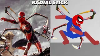 20 min SPIDERMAN vs Stickman | Stickman Dismounting | funny and epic moments #