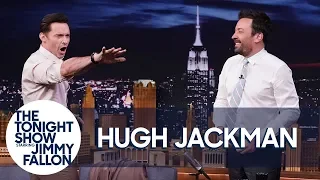 Hugh Jackman and Jimmy Attempt a Guinness World Record