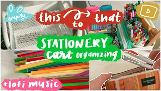 stationery cart organization 🖋