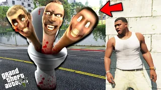GTA 5 : This Skibidi Toilet Monster Destroy Los Santos With Franklin in GTA 5 ! (GTA 5 mods)