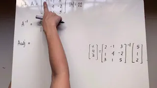 Solving System of Linear Equations: Matrix Inversion