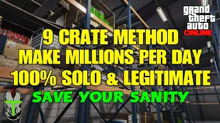 GTA Online 9 Crate CEO Money Method (Save Your Sanity)