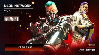 "OP NEON" Skins with Poses & Animations - Apex Legends Season 17