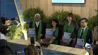 Fijian Prime Minister & COP23 President officiates at the launch of the first National Action Plan