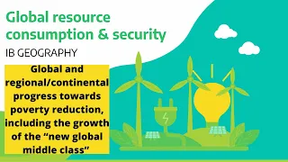 IB Geography: Global & regional progress towards poverty reduction & the “new global middle class”