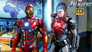 Iron Man and War Machine Team Up - Marvel's Avengers Game