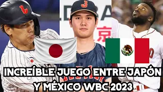 INCREÍBLE FINAL ENTRE MÉXICO Y JAPÓN EN LA SEMIFINAL DEL CLÁSICO MUNDIAL 2023 JAPÓN VS MEX WBC 2023