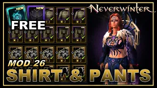 NEW Best Shirt & Pants! (drop rates) FREE Coal Mote & Silken Cloak! - Neverwinter Mod 26