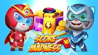 Talking Tom Hero Dash Score Madness ICE BOLT TOM & Fire Arrow Angela vs Roy Raccoon Boss Fight