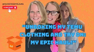 Unboxing My ​​#temu Haul Clothing and Try On: My Epic Haul