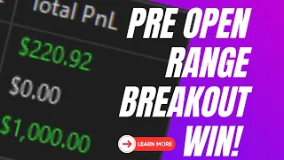 Opening Range Breakout Strategy Wins Again! Make $340 Per Day