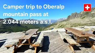 Oberalp mountain pass, Switzerland - a light tower at 2.046 meters - and a cable car to 2.600 meters