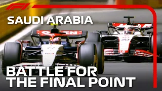 Magnussen and Tsunoda Battle For The Final Point! | 2023 Saudi Arabian Grand Prix