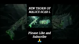 😱 NEW THORN OF MALICE-SCAR-L COMING IN PUBG & BGMI #newscarl #bgmi #pubg  #thornofmalicescarl #short