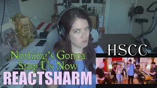 REACTSHARM - HSCC - Nothing's Gonna Stop Us Now (Starship Cover)