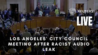 LIVE: Los Angeles' city council meeting after racist audio leak