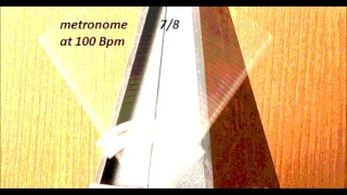 metronome 7/8 at 100 Bpm