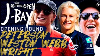 T. Weston-Webb, T. Wright, L. Peterson | Corona Open J-Bay - Opening Round Heat Replay