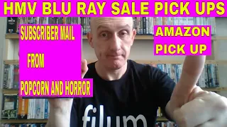 HMV Blu Ray Sale Pick ups & Subscriber Mail from Popcorn & Horror. Amazon 4K pick up