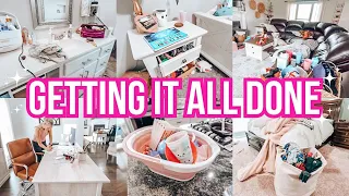 GETTING IT ALL DONE| HOUSE RESET | CLEANING MOTIVATION - Jessi Christine Keep Calm and Clean