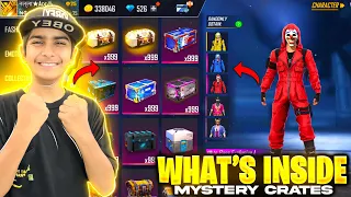 Opening Mystery Crates Gifted By Garena 🤯 Noob To Pro In 0 Diamond 💎 - Garena Free Fire