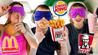 GUESS THE DRIVE THRU BLINDFOLD CHALLENGE!! | JKREW