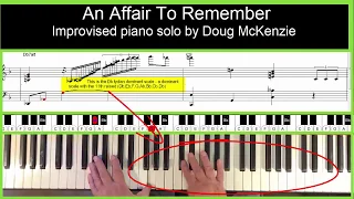 An Affair To Remember - jazz piano tutorial