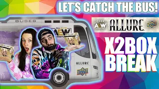 AEW Allure Hobby Box Card Break X2! Lets catch the bus!