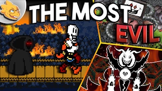 Who Is The Most Evil Character In UNDERTALE? Undertale Theory | UNDERLAB