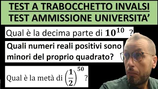 Test INVALSI e quesiti di ammissione all'università che tutti sbagliano