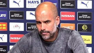 Pep Guardiola Pre-Match Press Conference - Man City v Tottenham - Embargo Extras