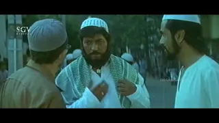 Devraj Is Roaming in Muslim Getup to Catch Rowdies | Sangliyana Part 3 Kannada Movie Best Scene