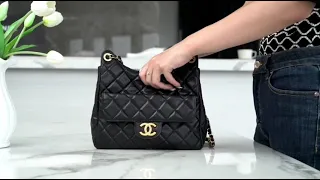 CHANEL WAVY HOBO BAG AS3690 B10233 94305