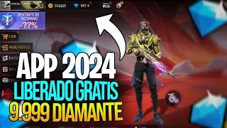 SAIU 😱 DIAMANTE GRÁTIS 2024 😱 NOVO APP DE DIAMANTE GRÁTIS NO FREE FIRE