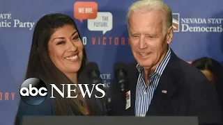 Joe Biden accused of inappropriate touching