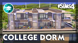 College Dorm | Discover University | Stop Motion | Sims 4 | No CC