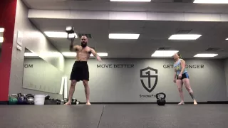 SFG Snatch Test with the 32kg and the 24kg.