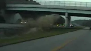 crazy car crash 80mph