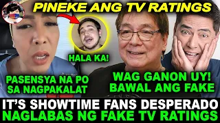 VIRAL: Bistado Ang Ginawang FAKE TV RATINGS Ng It's Showtime Fans | Desperado Maging Number One | IK