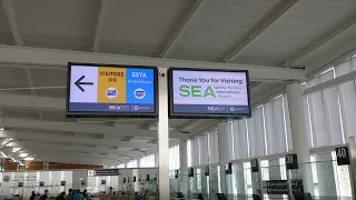 Sea-Tac Airport - International Arrivals Terminal Passenger-flow Simulation - 2022-04-09 10:13