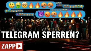 Hass und Gewalt auf Telegram: Einfach abschalten? | ZAPP | NDR