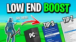 How To BOOST FPS In Fortnite! ✅ (Low-End PC/Laptop)