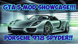 GTA 5 Realistic Car Mod Showcase Porsche 918 Spyder Review