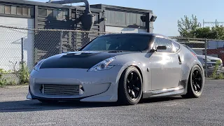 700WHP TwinTurbo 370z STOCK BLOCK HITS STREETS - TOMEI EXHAUST