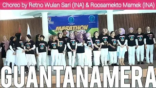 GUANTANAMERA | Line Dance | Choreo by RETNO WULAN SARI (INA) & ROOSAMEKTO MAMEK (INA) | May 2024