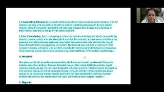 Systematic Psychological Mechanisms that Perpetuate the Cycle of Extreme Abuse - Ellen Lacter, Ph.D.