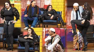 Nida Choudhary With Rashid kamal & Tasleem Abbas | Happy New year | New Comedy Stage Drama Clip 2021